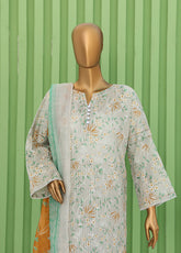 Dhagakari By HZ Textiles Ninokara Embroidered Cotton 3 Piece Unstitched Suit HZ25DV2 D-DNE-103